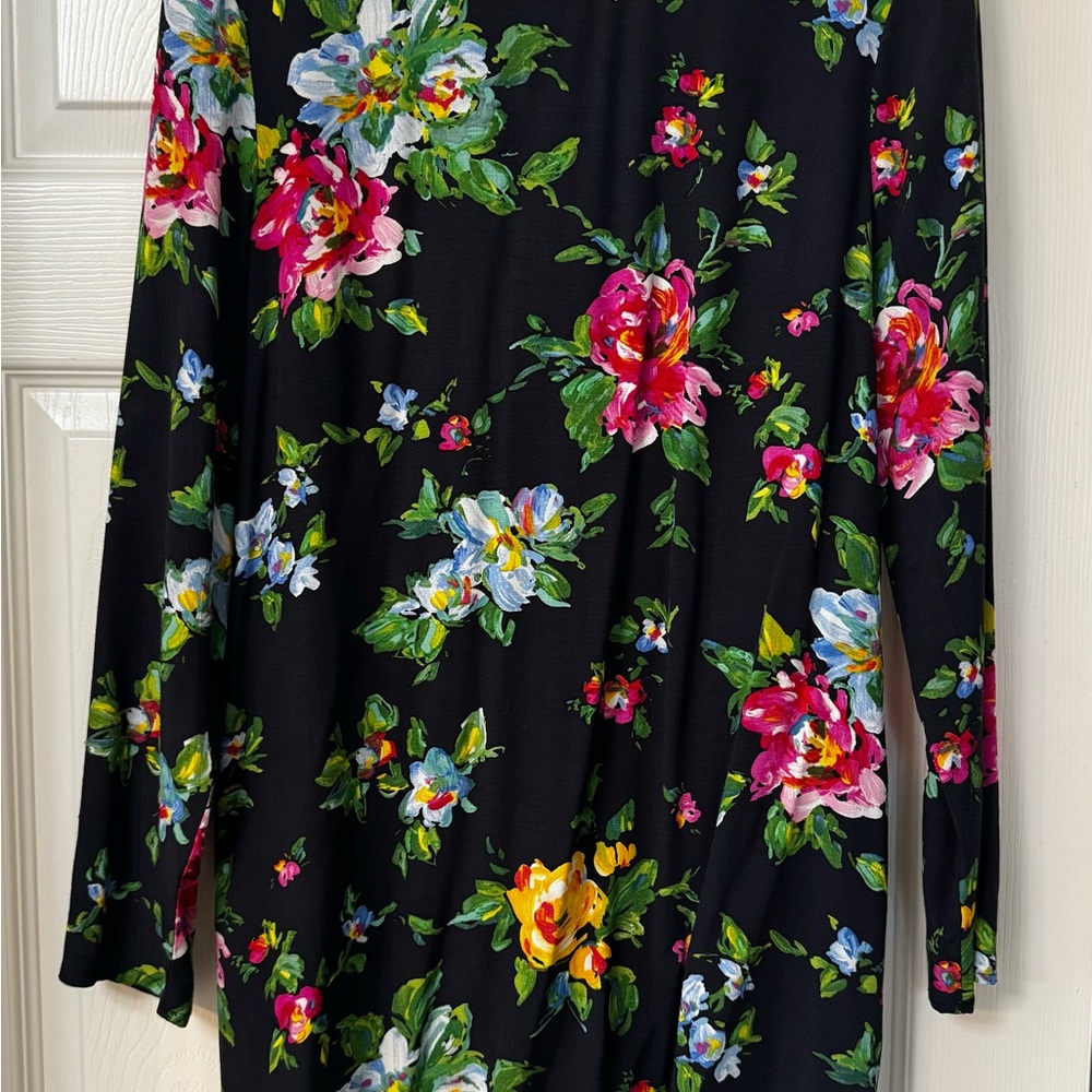 WAYF Floral Print Dress - Black